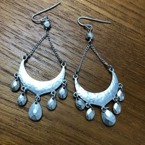 Pretty Silver Earrings